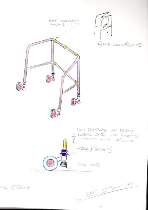 Douglas walking frame